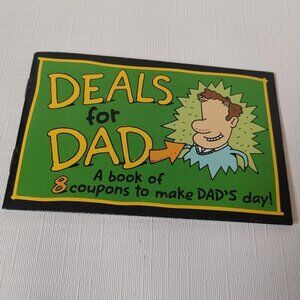 Father's Day Coupon Booklet 8 Coupons